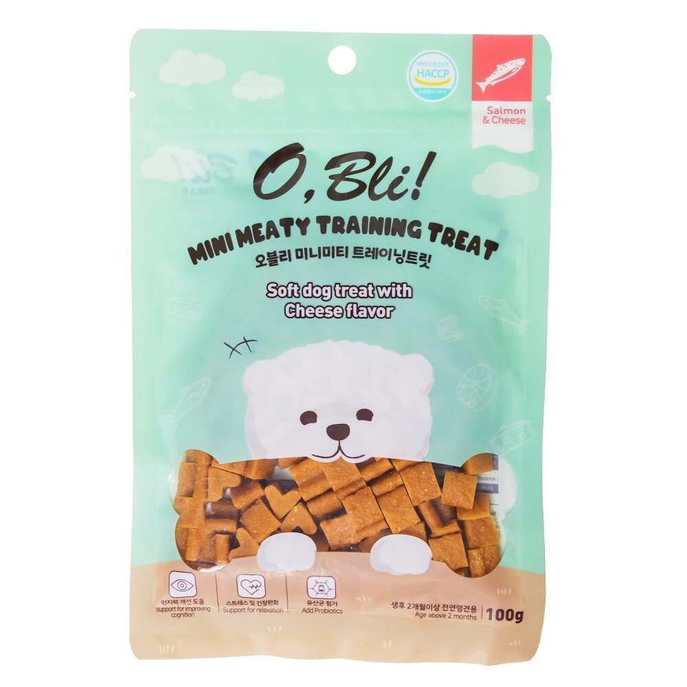 【旺生活】O,Bli! 噢，比利！潔牙小點心 100g 軟式小點心 狗零食 狗點心 韓國原裝-規格圖11