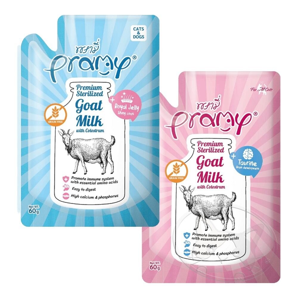 【旺生活】Pramy 普拉 寵物羊奶 山羊奶+初乳 60g 【犬貓適用】初牧羊奶 犬貓牛奶-細節圖2