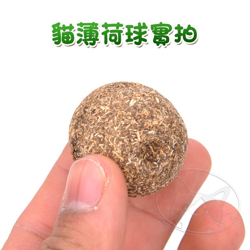 【WangLife】貓薄荷球 滾滾球 木天蓼 貓玩具 貓用大力丸 營養能量球 貓薄荷 逗貓球 貓草球-細節圖7