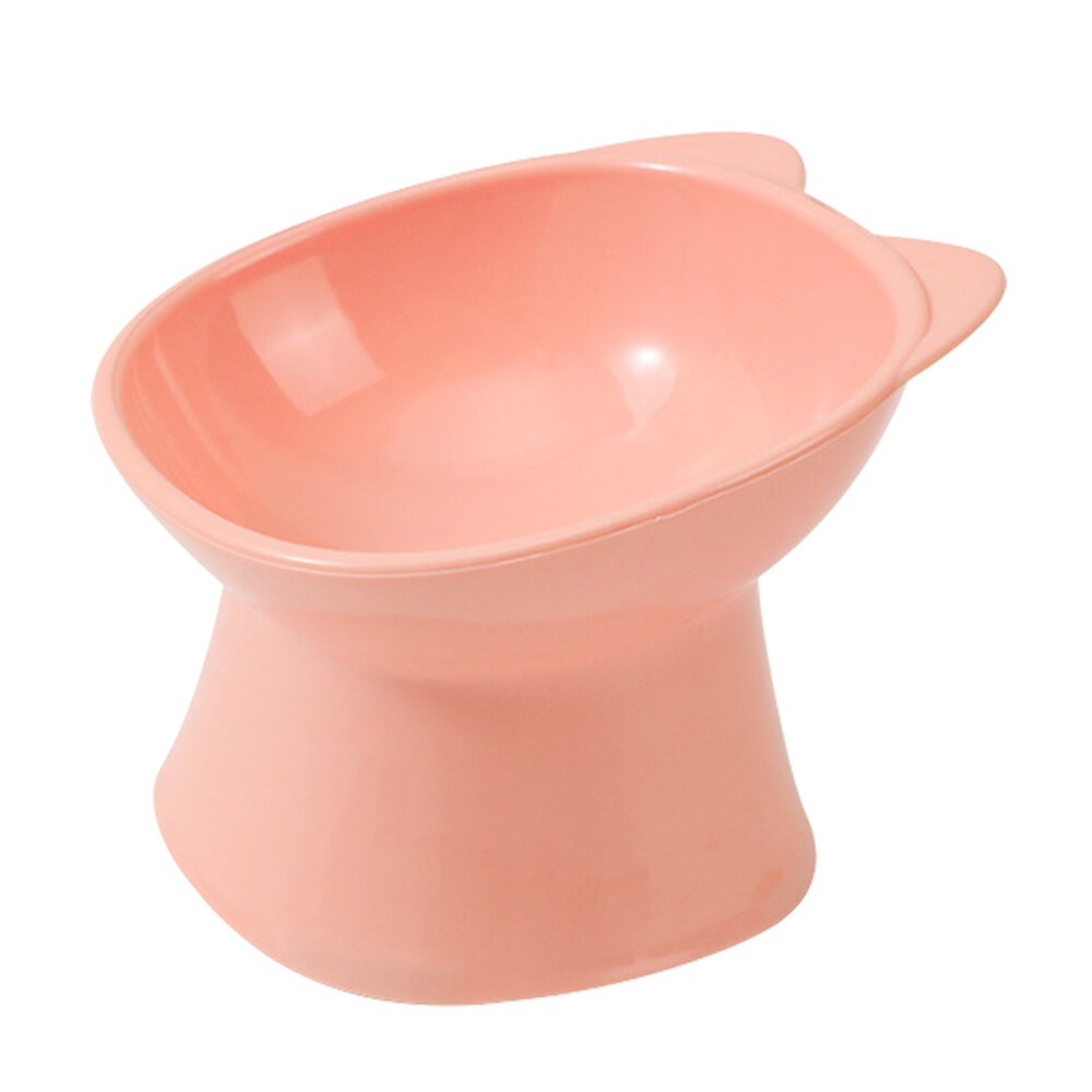 【旺生活】北歐風方口雙耳高腳寵物食碗 寵物碗 食盆 狗碗 圓形貓碗 寵物單碗 貓碗-規格圖9