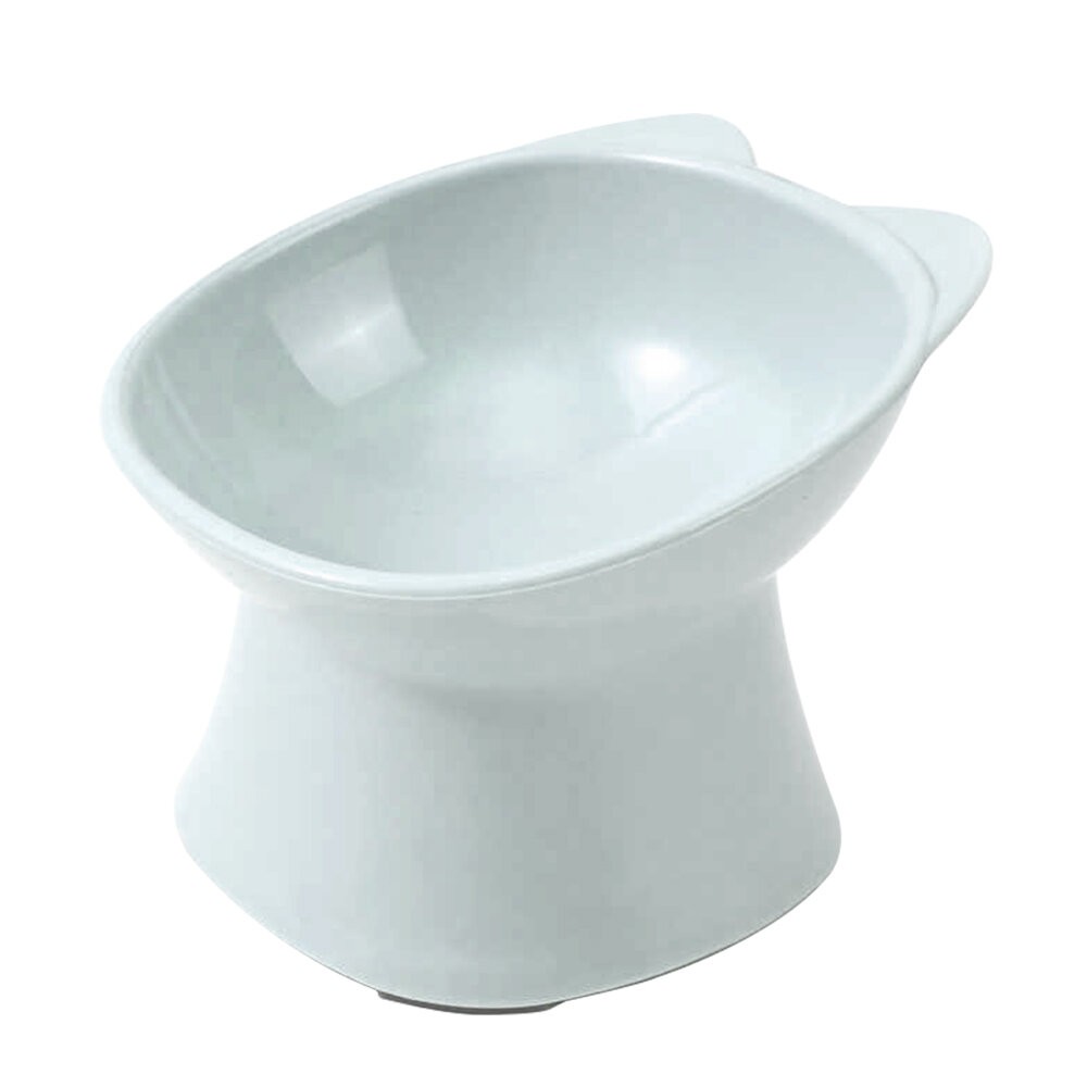 【旺生活】北歐風方口雙耳高腳寵物食碗 寵物碗 食盆 狗碗 圓形貓碗 寵物單碗 貓碗-規格圖9