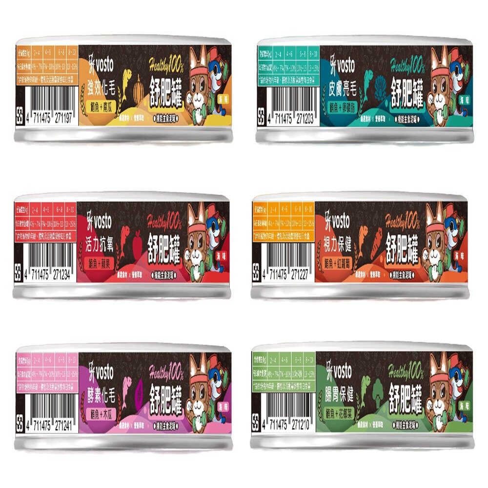 【旺生活】VOSTO 舒肥罐 50g【整箱24入組】主食泥罐 貓罐頭 主食罐 寵物罐頭 泥食-規格圖8