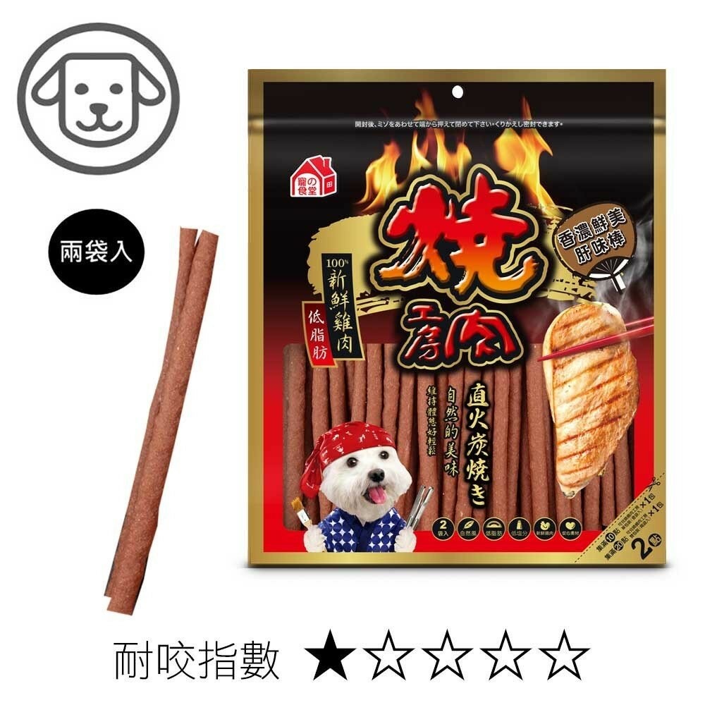 【旺生活】燒肉工房 炭燒肉乾全系列 (含點數截角/大包裝/內有2小包) 寵物零食 燒肉工房-規格圖10