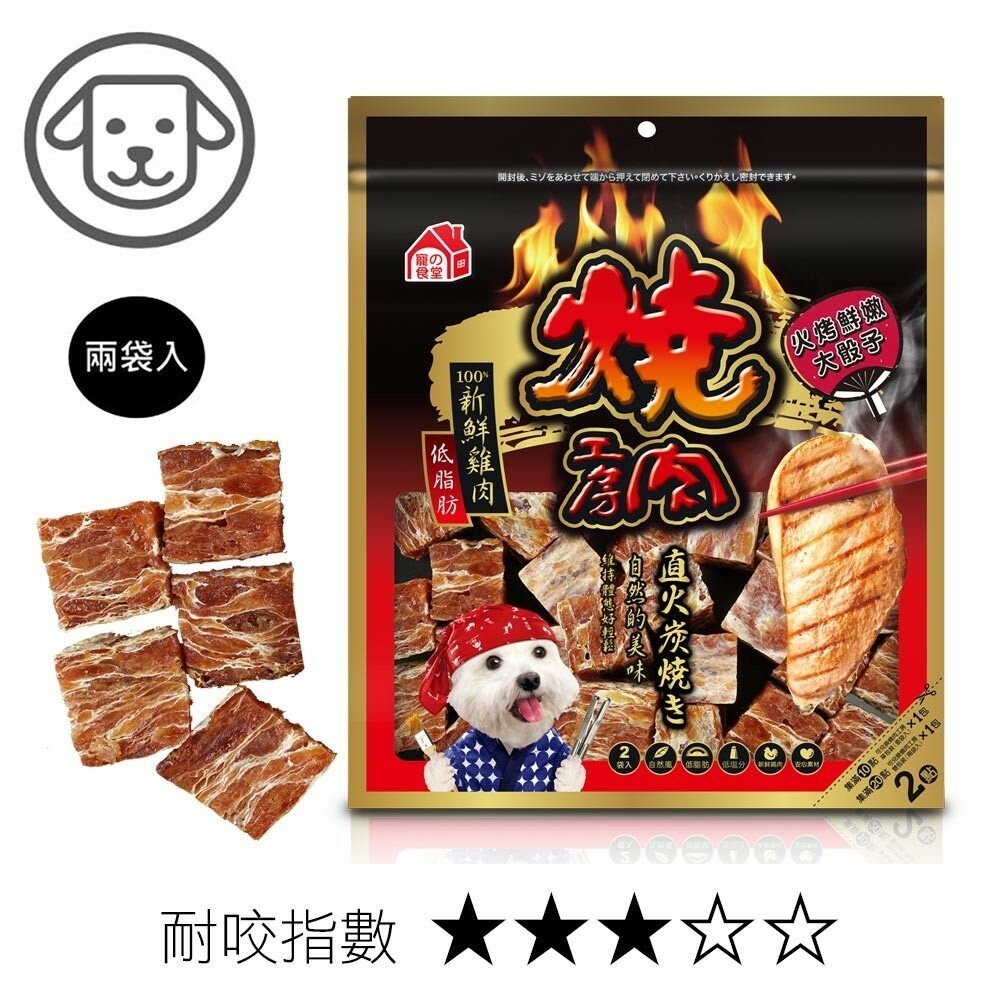 【旺生活】燒肉工房 炭燒肉乾全系列 (含點數截角/大包裝/內有2小包) 寵物零食 燒肉工房-規格圖10