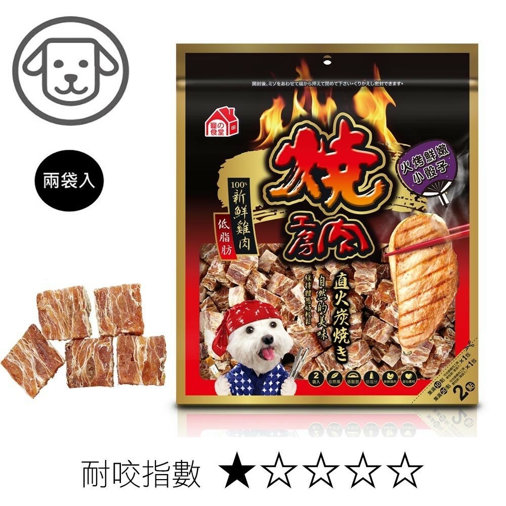 【旺生活】燒肉工房 炭燒肉乾全系列 (含點數截角/大包裝/內有2小包) 寵物零食 燒肉工房-規格圖10