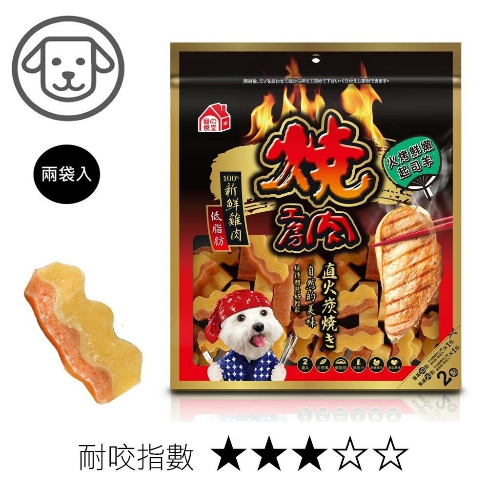 【旺生活】燒肉工房 炭燒肉乾全系列 (含點數截角/大包裝/內有2小包) 寵物零食 燒肉工房-規格圖10