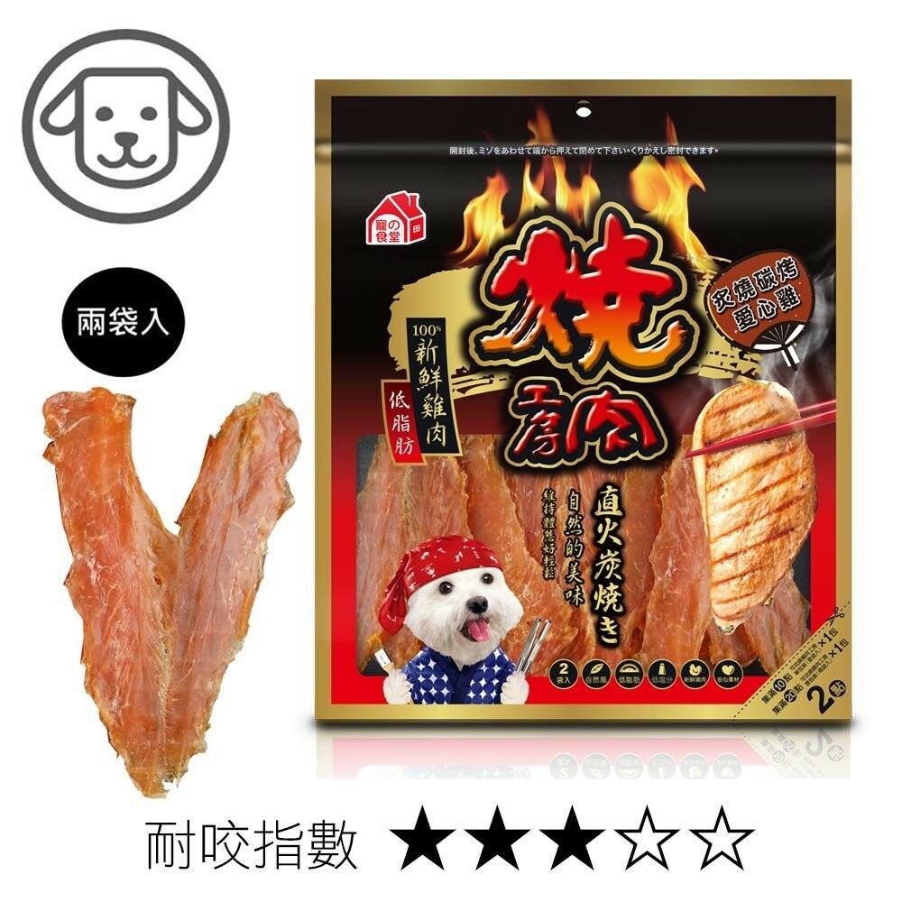 【旺生活】燒肉工房 炭燒肉乾全系列 (含點數截角/大包裝/內有2小包) 寵物零食 燒肉工房-規格圖10