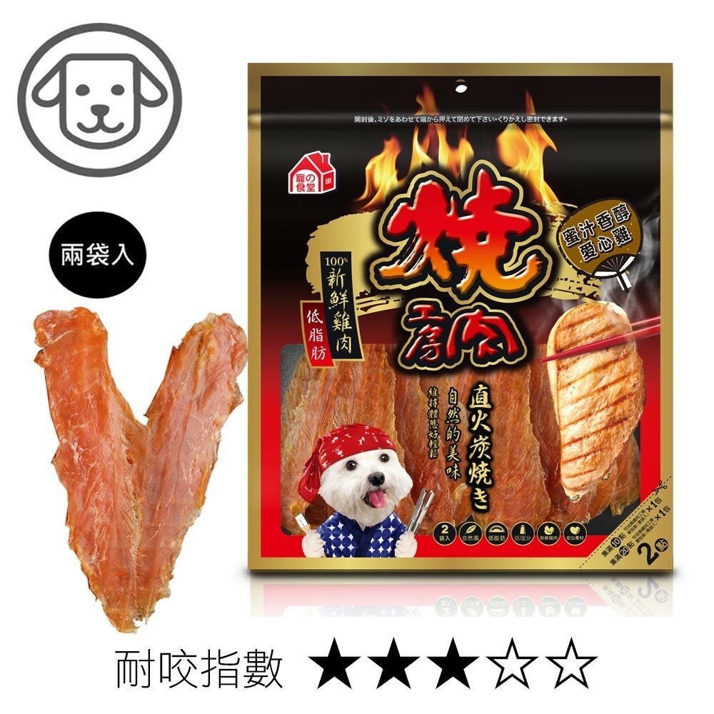 【旺生活】燒肉工房 炭燒肉乾全系列 (含點數截角/大包裝/內有2小包) 寵物零食 燒肉工房-規格圖10