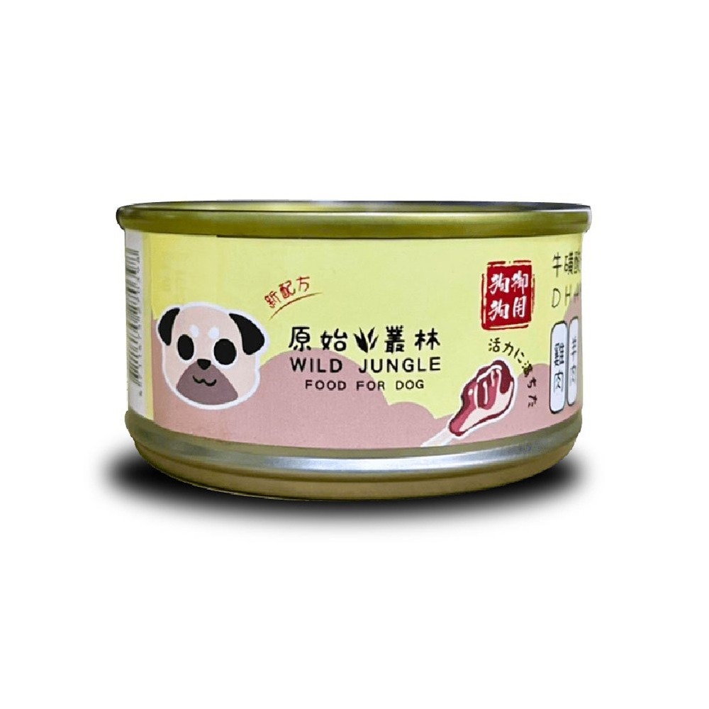 【WangLife】原始叢林 無穀雞肉絲狗罐頭 狗副食館 80g 6種口味 犬罐 狗罐頭 無穀狗罐-規格圖9