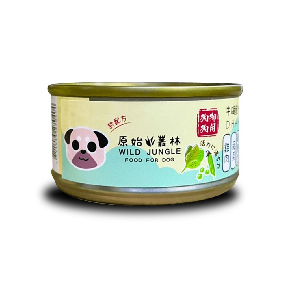 【WangLife】原始叢林【整箱24入組】無穀雞肉絲狗罐頭 狗副食館 80g 6種口味 犬罐 狗罐頭-規格圖9