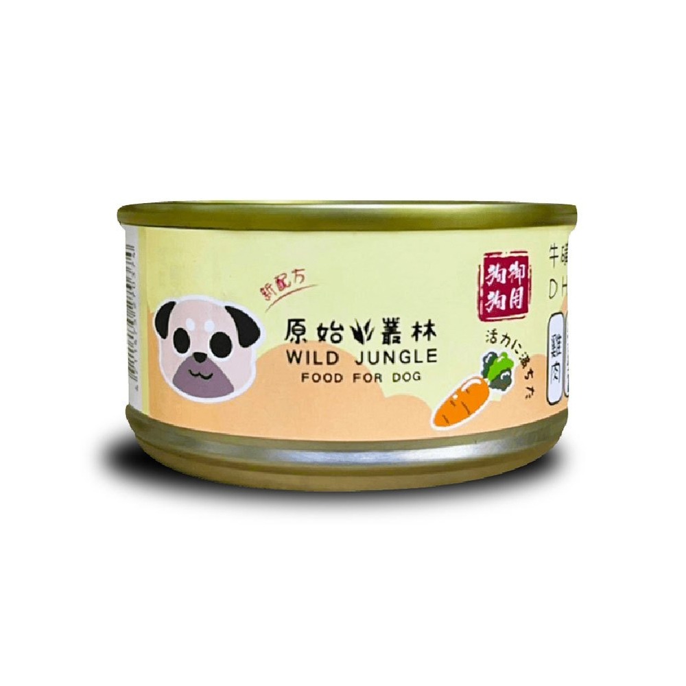 【WangLife】原始叢林【整箱24入組】無穀雞肉絲狗罐頭 狗副食館 80g 6種口味 犬罐 狗罐頭-規格圖9