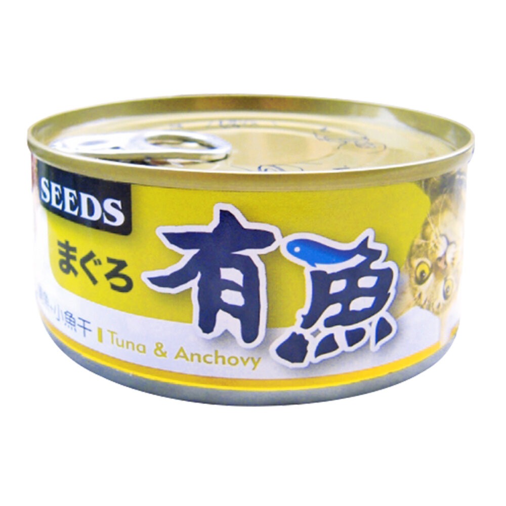 【旺生活】SEEDS惜時 有魚貓餐罐 170g 24入/半箱 鮪魚罐 雞肉罐 貓咪罐頭 貓咪罐 貓餐盒-規格圖10