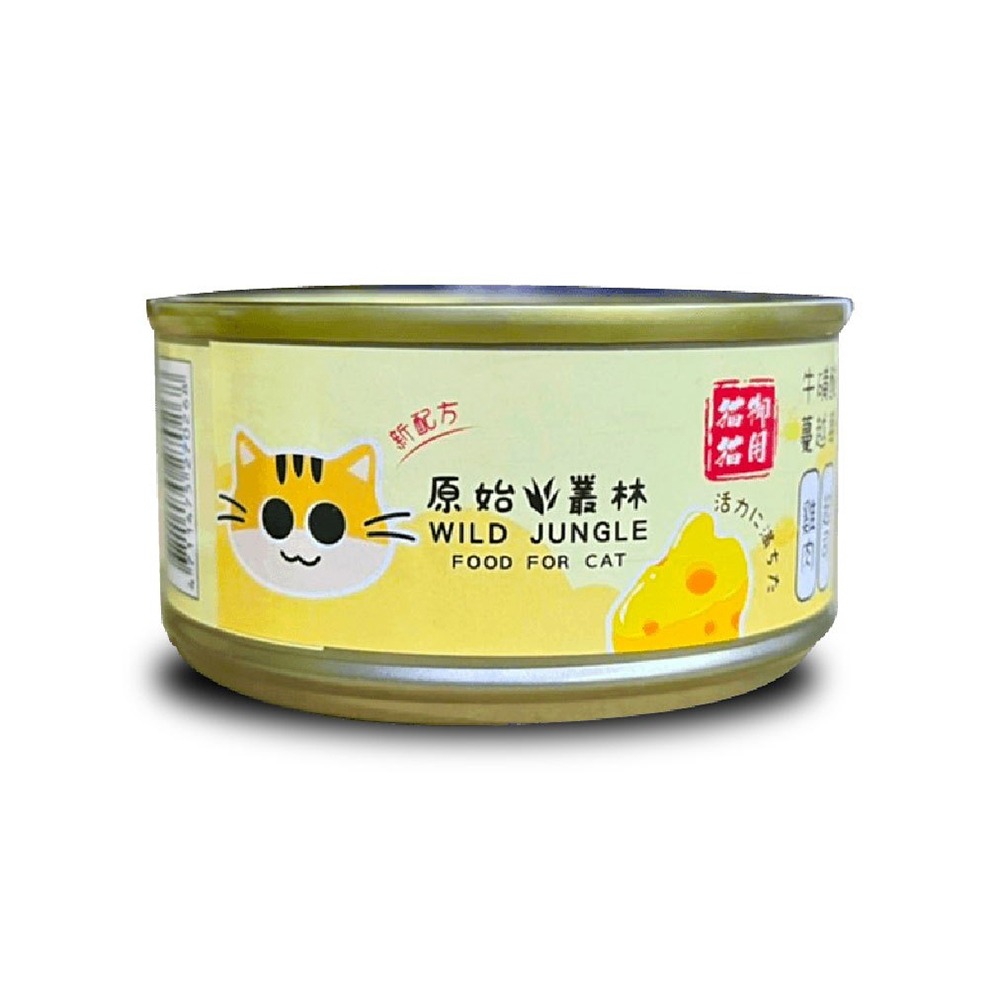 【WangLife】原始叢林【整箱24入組】無穀雞肉絲 貓罐頭 貓副食罐 80g  6種口味 雞肉絲罐-規格圖9