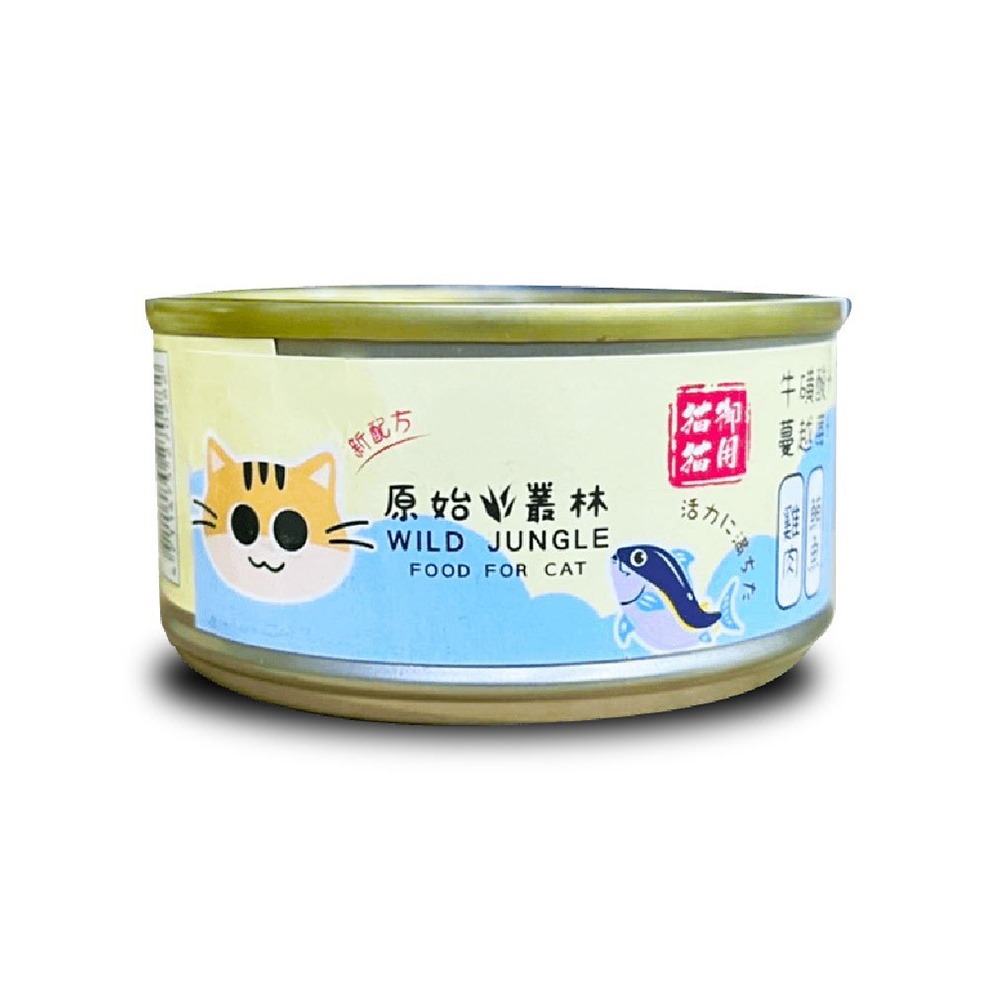 【WangLife】原始叢林【整箱24入組】無穀雞肉絲 貓罐頭 貓副食罐 80g  6種口味 雞肉絲罐-規格圖9