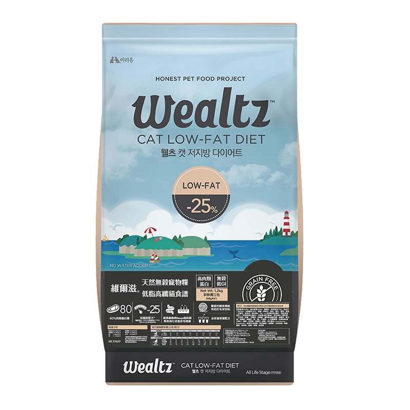 【WangLife】Wealtz 維爾滋 全系列∣吸氧夾鏈獨立包 300g∣ 天然無穀貓飼料 韓國品牌飼料 貓糧-規格圖10