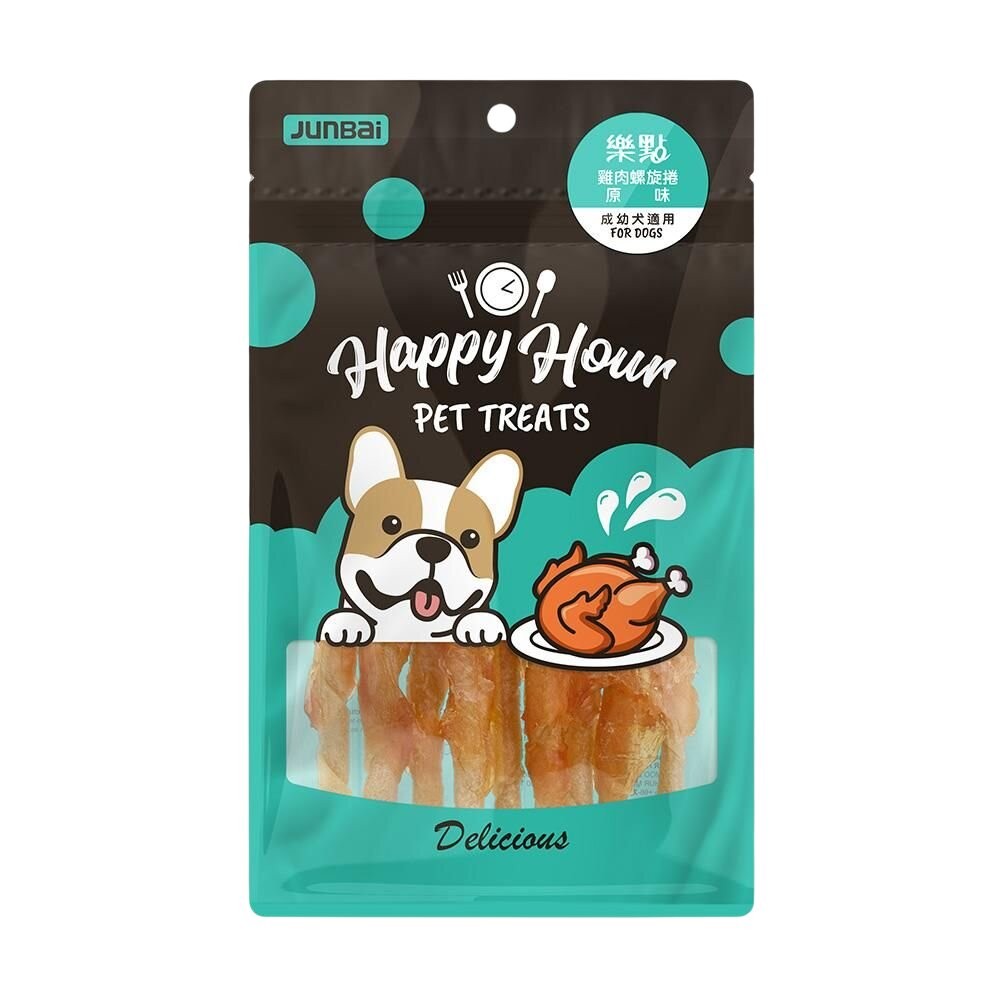 【旺生活】Happy Hour 樂點 寵物零食 狗零食 牛皮骨 潔牙骨 肉類零食 鮮雞零食-規格圖10