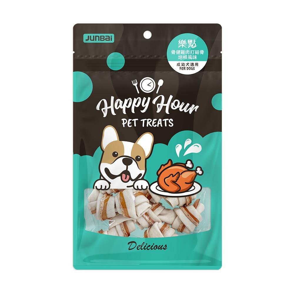 【旺生活】Happy Hour 樂點 寵物零食 狗零食 牛皮骨 潔牙骨 肉類零食 鮮雞零食-規格圖10