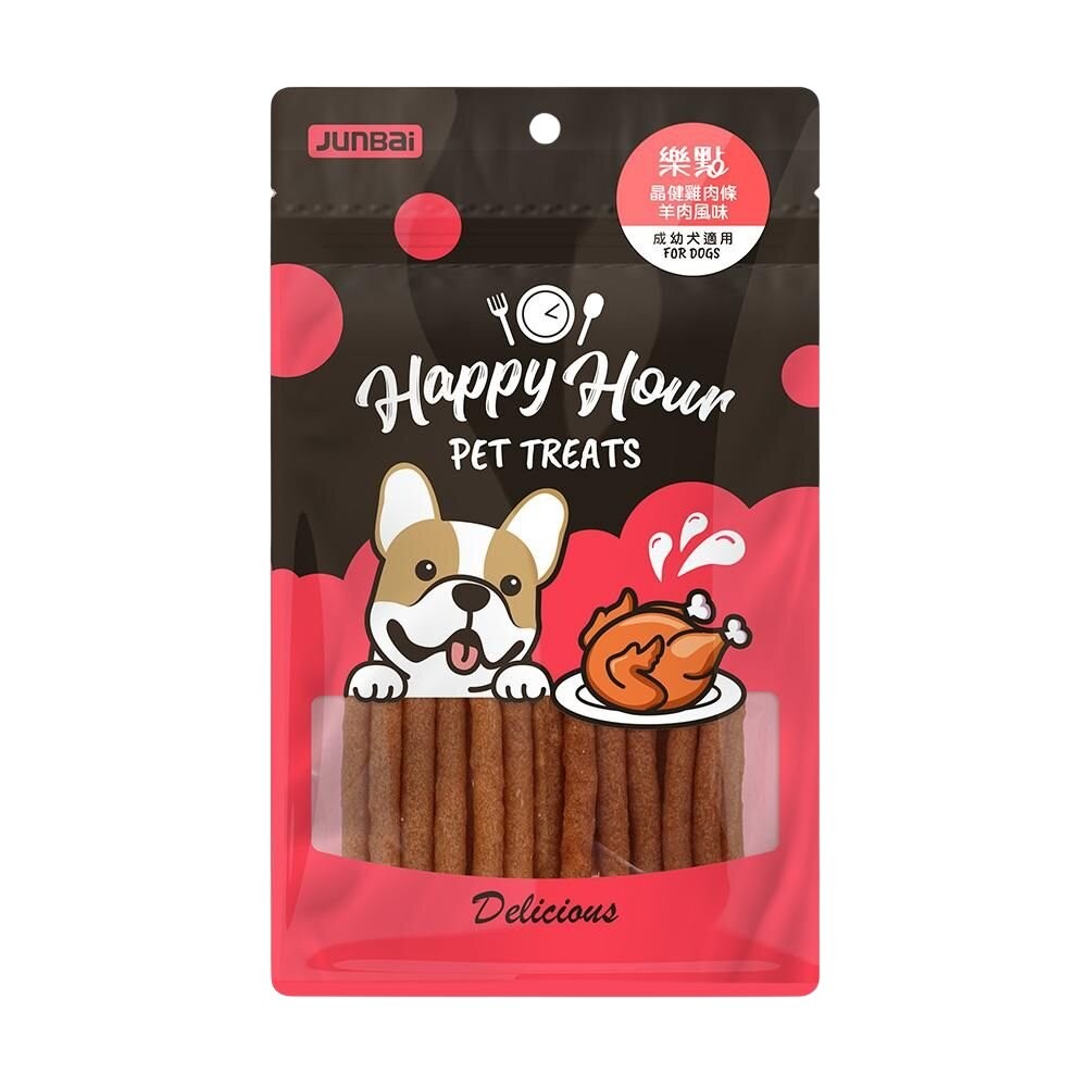 【旺生活】Happy Hour 樂點 寵物零食 狗零食 牛皮骨 潔牙骨 肉類零食 鮮雞零食-規格圖10