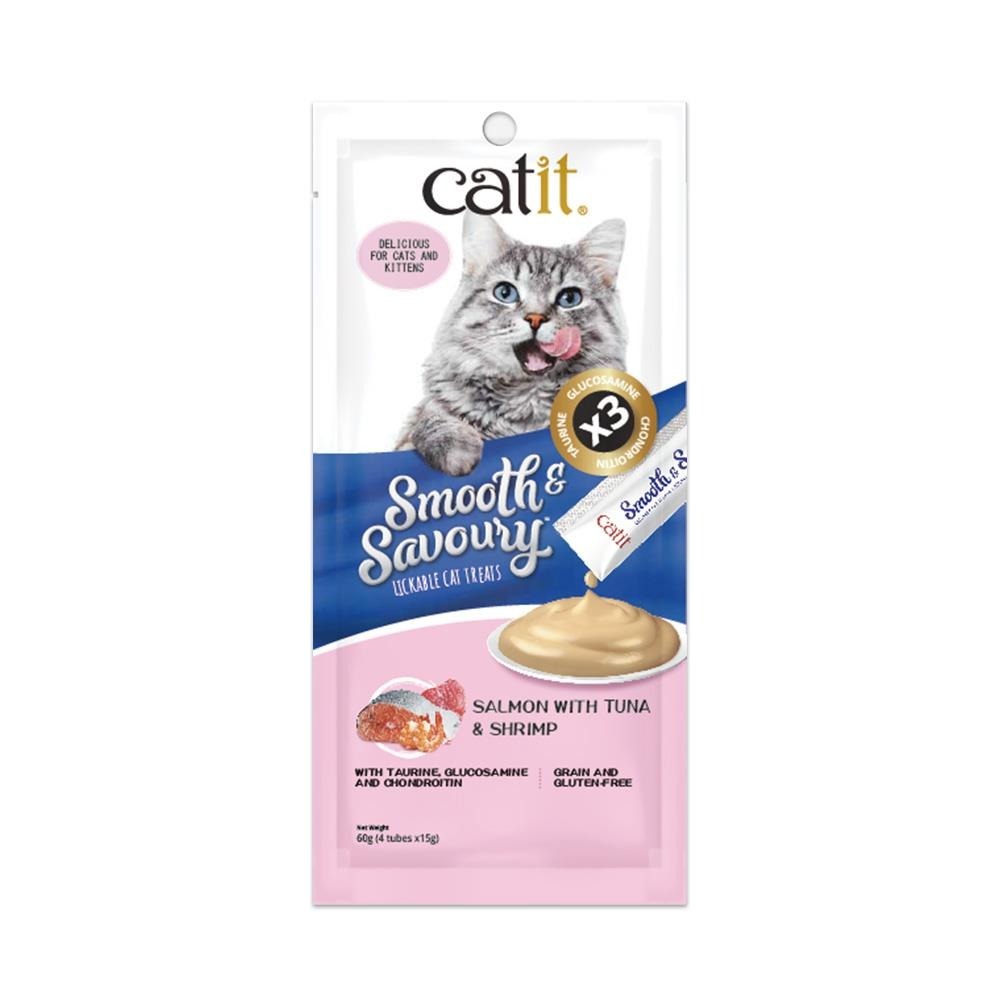 【WangLife】Catit嘿卡堤 鮮溜肉泥系列 15克*4條入 貓肉泥 寵物肉泥 寵物點心 貓零食-規格圖6