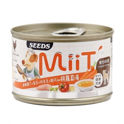 【WangLife】Seeds 惜時 MiiT 有雞愛犬機能湯罐 170g 犬湯罐  狗罐頭 機能狗湯罐-規格圖11