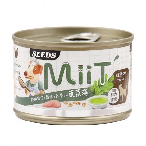 【WangLife】Seeds 惜時 MiiT 有雞愛犬機能湯罐 170g 犬湯罐  狗罐頭 機能狗湯罐-規格圖11