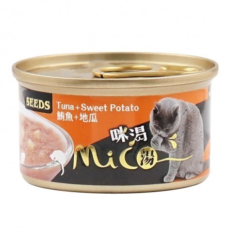 【旺生活】Mico 咪渴機能貓湯罐 85g 惜時 Seeds 貓罐頭 副食罐 補水罐 貓罐 貓湯罐-規格圖11