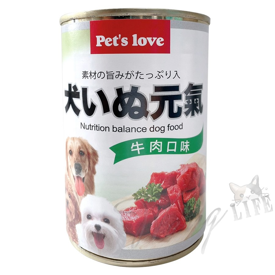 【WangLife】Pet＇s Love 犬いぬ元氣 頂級犬罐 400g 元氣犬 犬元氣 狗罐 狗主食罐-規格圖9