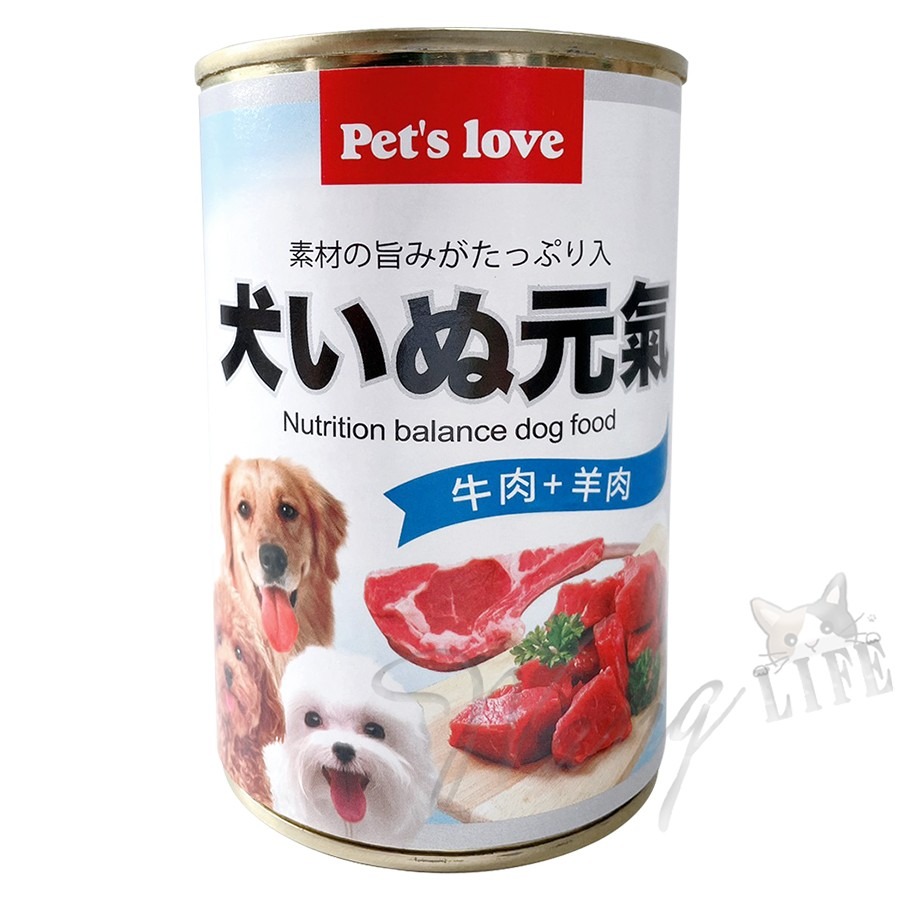 【WangLife】Pet＇s Love 犬いぬ元氣 頂級犬罐 400g 元氣犬 犬元氣 狗罐 狗主食罐-規格圖9