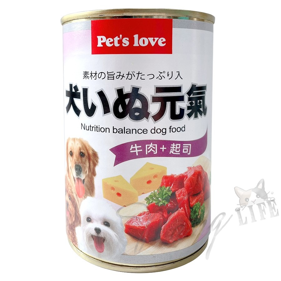 【WangLife】Pet＇s Love 犬いぬ元氣 頂級犬罐 400g 元氣犬 犬元氣 狗罐 狗主食罐-規格圖9