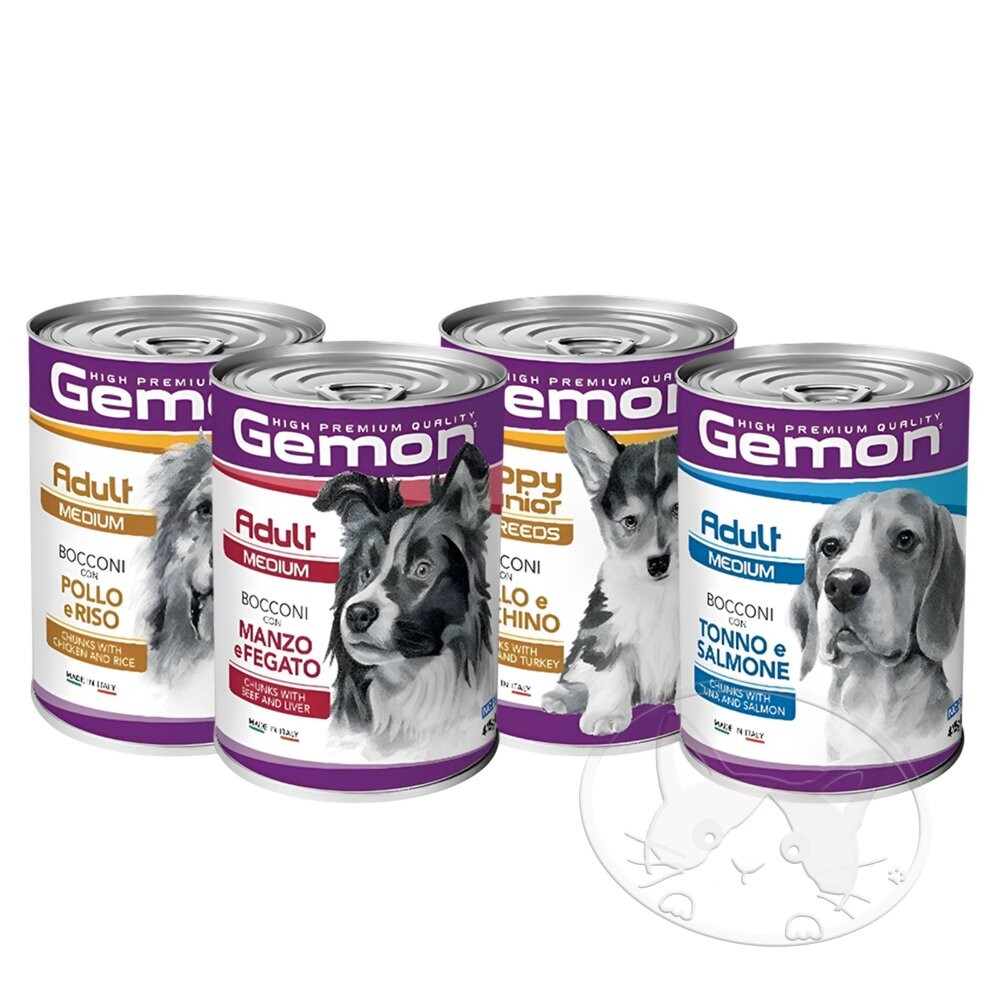 【旺生活】義大利 Gemon 啟蒙 主食犬餐罐 主食罐 犬罐 415g/罐 狗罐頭 寵物罐頭-細節圖2