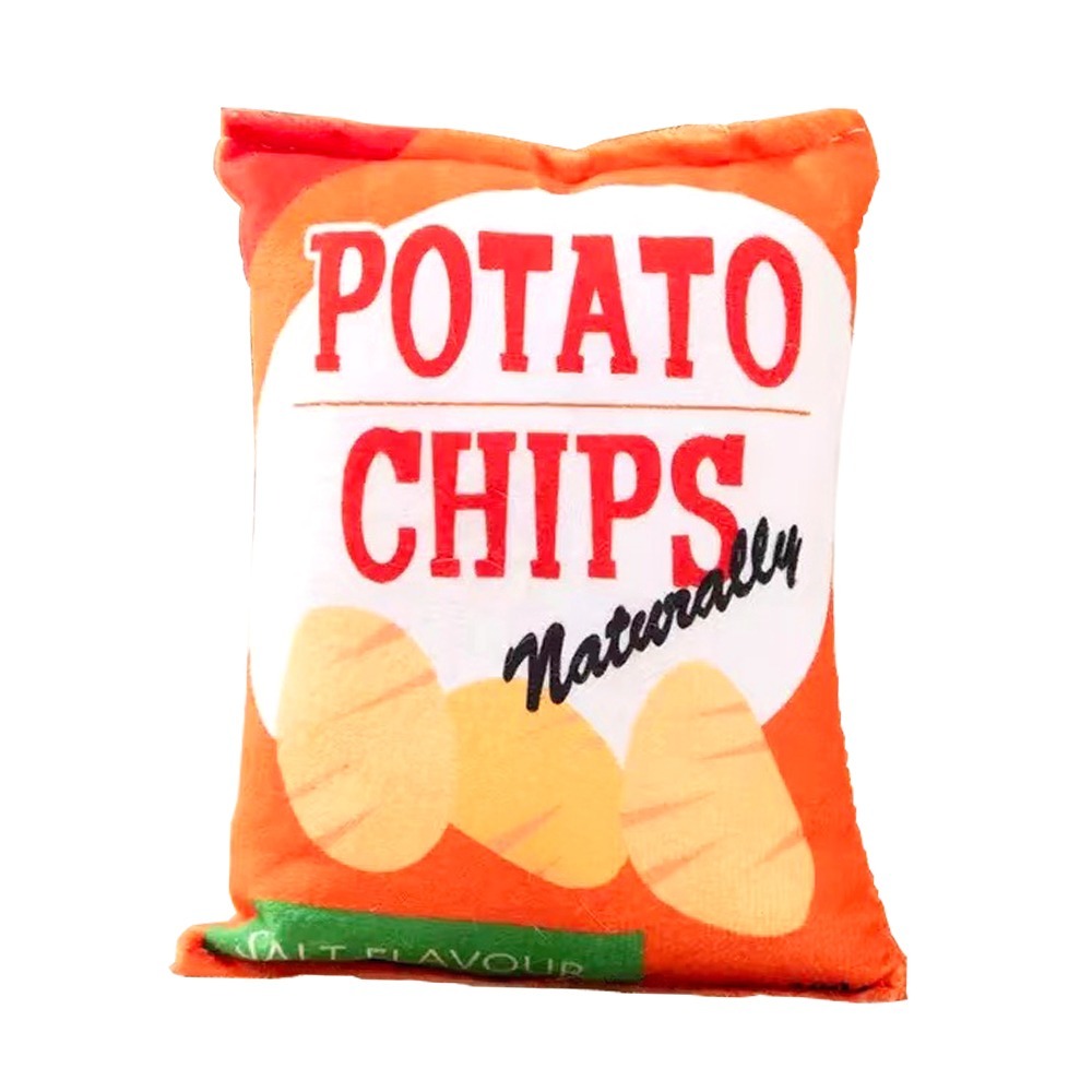 【WangLife】仿真響紙薯片包玩具 犬用玩具 寵物毛絨玩具 狗狗玩具 毛絨玩具-規格圖10