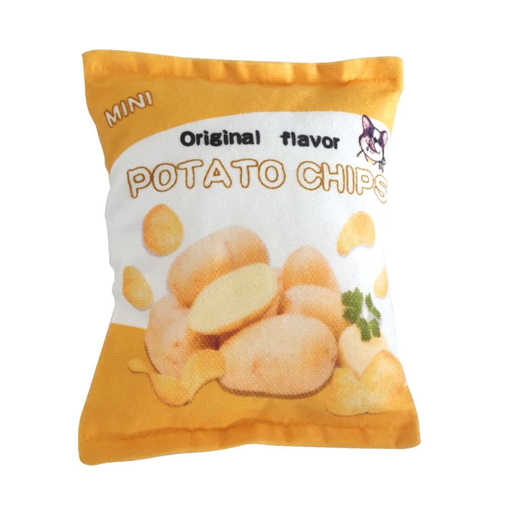 【WangLife】仿真響紙薯片包玩具 犬用玩具 寵物毛絨玩具 狗狗玩具 毛絨玩具-規格圖10