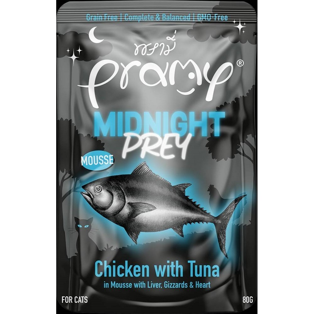 雞肉鮪魚慕斯主食餐包80g