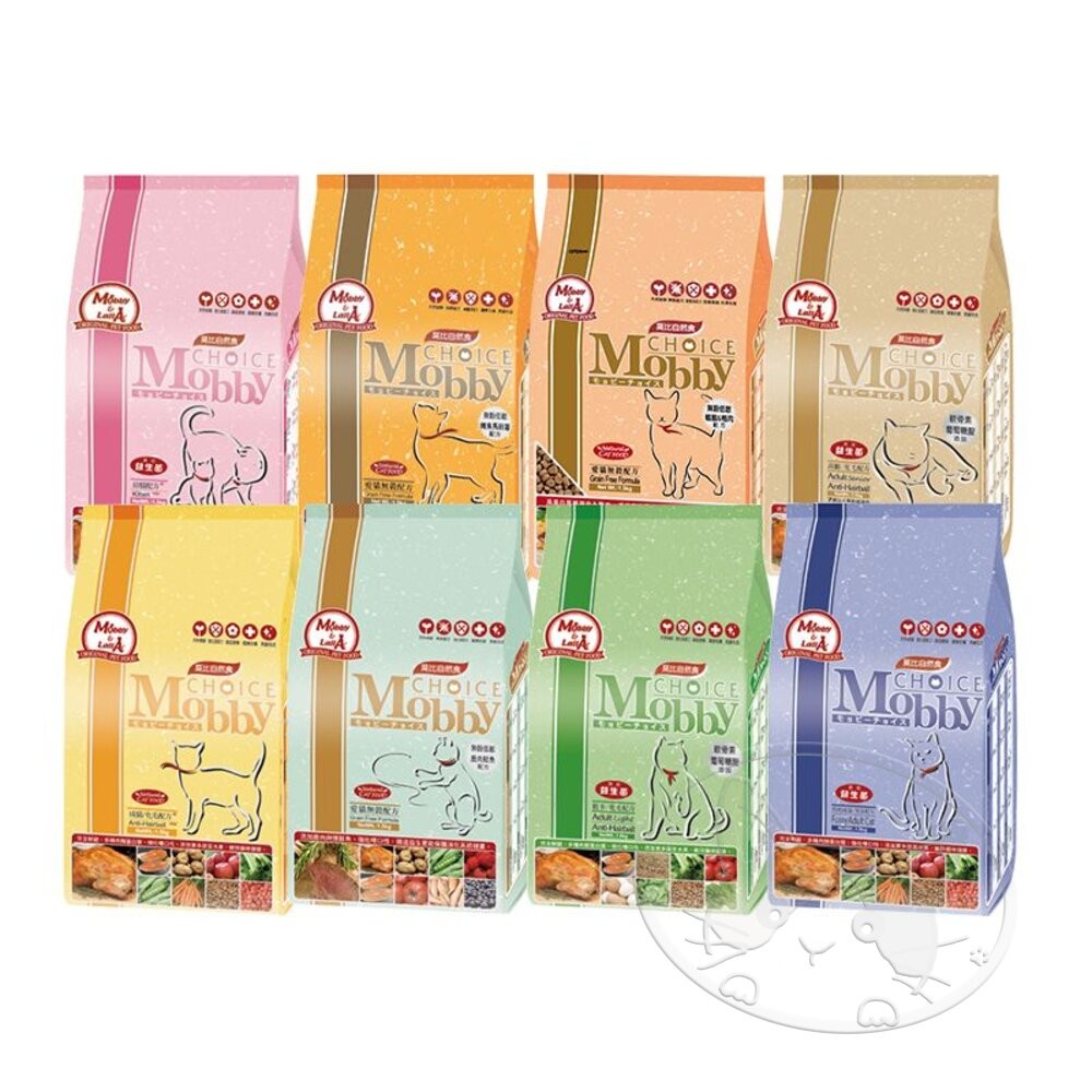 【旺生活】莫比 Mobby 自然食 貓飼料 貓糧 500G-7.5KG 幼母貓/無穀/成貓-細節圖2