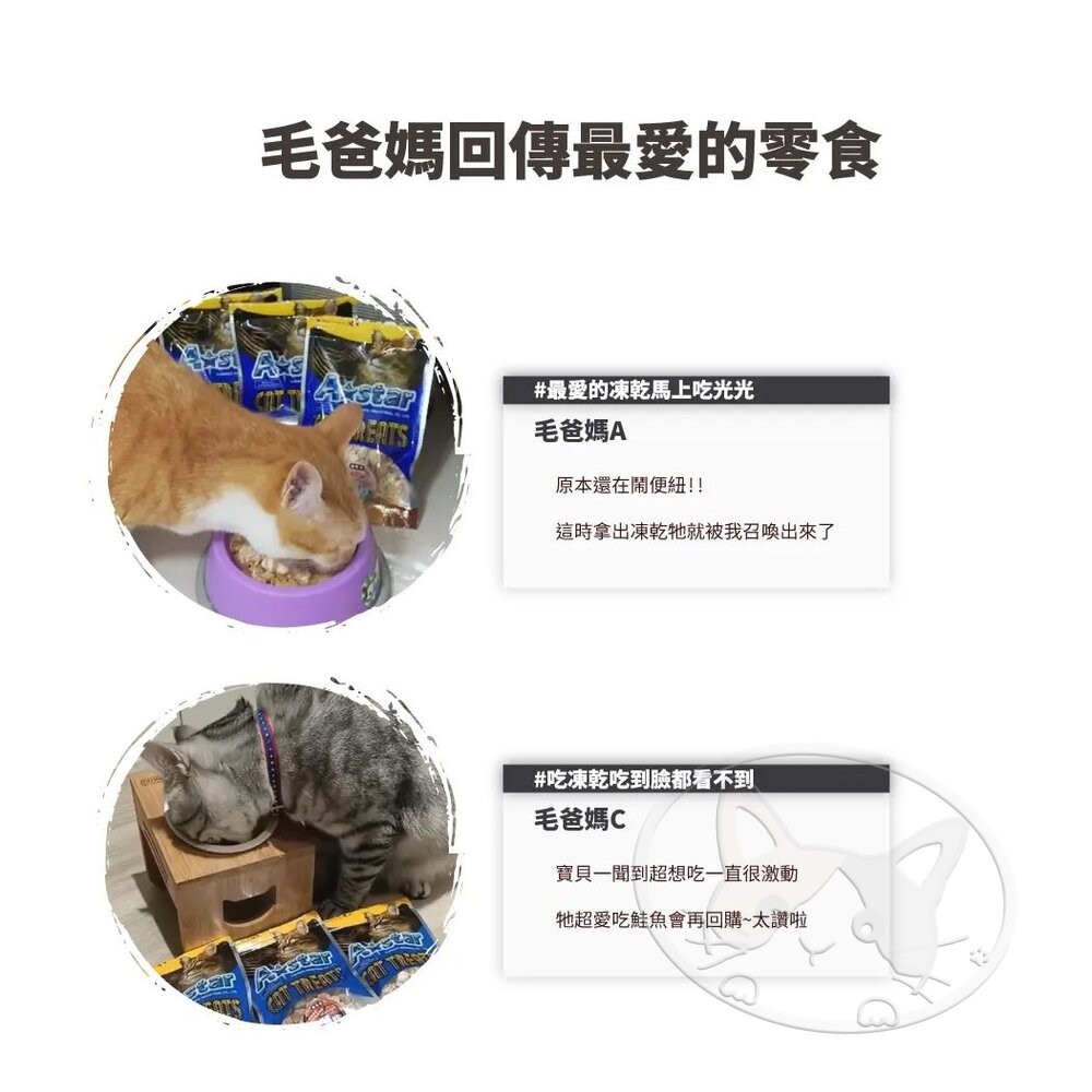 【旺生活】A★Star 貓專用 可還原凍乾 貓凍乾 貓零食 凍乾寵物 貓點心 凍乾 寵物零食-細節圖7