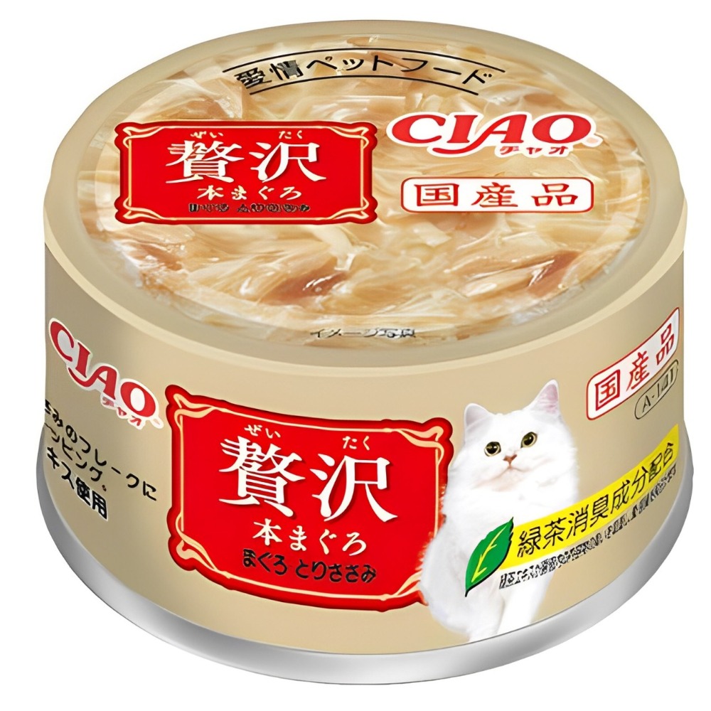 【WangLife】【整箱24入】日本 CIAO贅沢旨定罐(奢華系列)80G/罐 贅沢貓罐 貓餐罐 貓副食罐 寵物罐頭-規格圖4