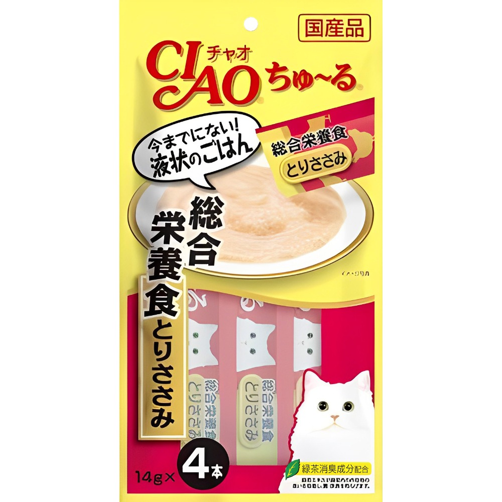 【WangLife】日本CIAO 啾嚕貓肉泥4入 貓零食 貓肉泥 貓點心 貓食品  寵物點心 寵物肉泥 獎勵零食-規格圖4