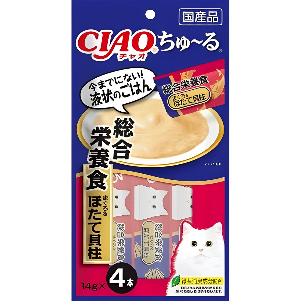 【WangLife】日本CIAO 啾嚕貓肉泥4入 貓零食 貓肉泥 貓點心 貓食品  寵物點心 寵物肉泥 獎勵零食-規格圖4