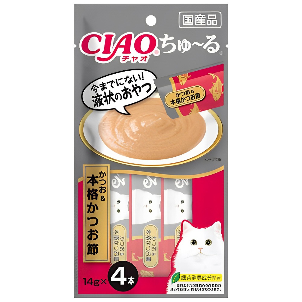 【WangLife】日本CIAO 啾嚕貓肉泥4入 貓零食 貓肉泥 貓點心 貓食品  寵物點心 寵物肉泥 獎勵零食-規格圖4