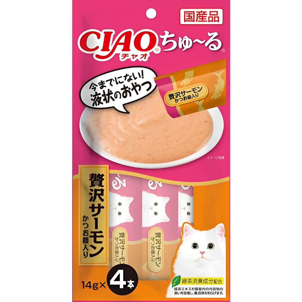 【WangLife】日本CIAO 啾嚕貓肉泥4入 貓零食 貓肉泥 貓點心 貓食品  寵物點心 寵物肉泥 獎勵零食-規格圖4