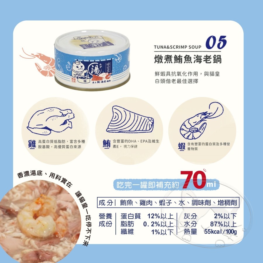 【WangLife】喵食堂 (80G箱購24入) 燉煮湯罐系列 貓餐罐 貓湯罐 燉煮主食湯罐 寵物罐頭 貓罐頭-細節圖10