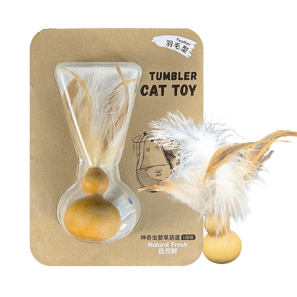 【旺生活】Natural Fresh 自然鮮 貓玩具系列 神奇虫嬰果葫蘆 貓潔牙 貓零食 貓玩具-規格圖3