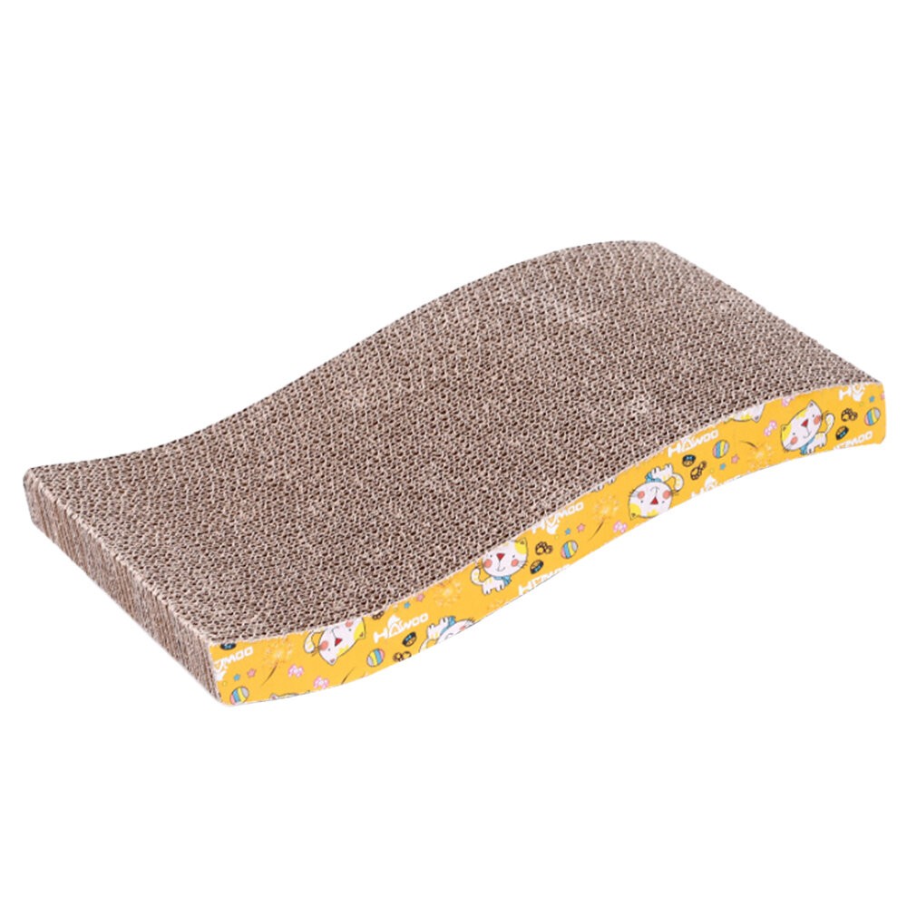 【旺生活】S型/S形 瓦愣紙貓抓板  貓玩具 貓抓板 瓦楞紙 貓咪用品 磨爪器 磨爪板 貓用品 貓磨爪-規格圖6
