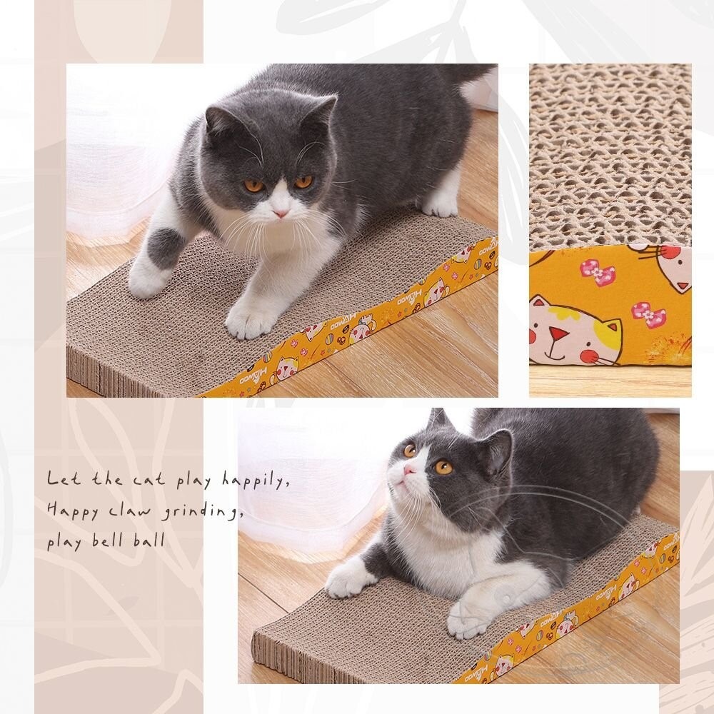 【旺生活】波浪型/波浪形 瓦愣紙貓抓板  貓玩具 貓抓板 瓦楞紙 貓咪用品 磨爪器 磨爪板 貓用品-細節圖5