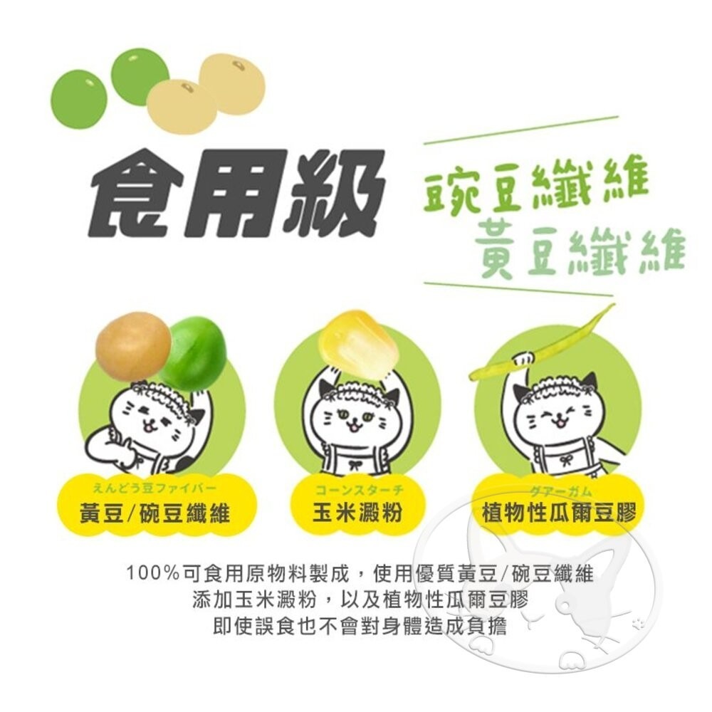 【WangLife】LOVELY CAT 蘿莉貓豌豆貓砂 7L (4入/箱) 豆腐貓砂 可自然分解 可食用-細節圖6