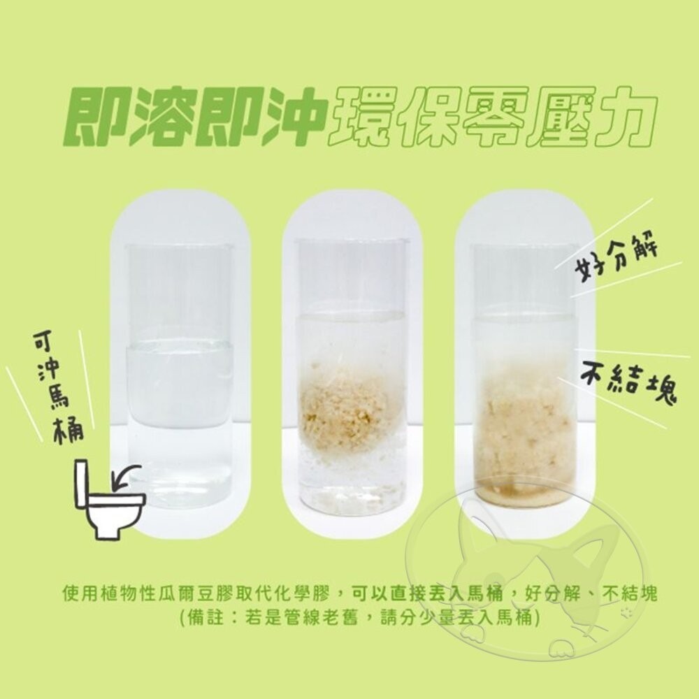 【WangLife】LOVELY CAT 蘿莉貓豌豆貓砂 7L (4入/箱) 豆腐貓砂 可自然分解 可食用-細節圖8