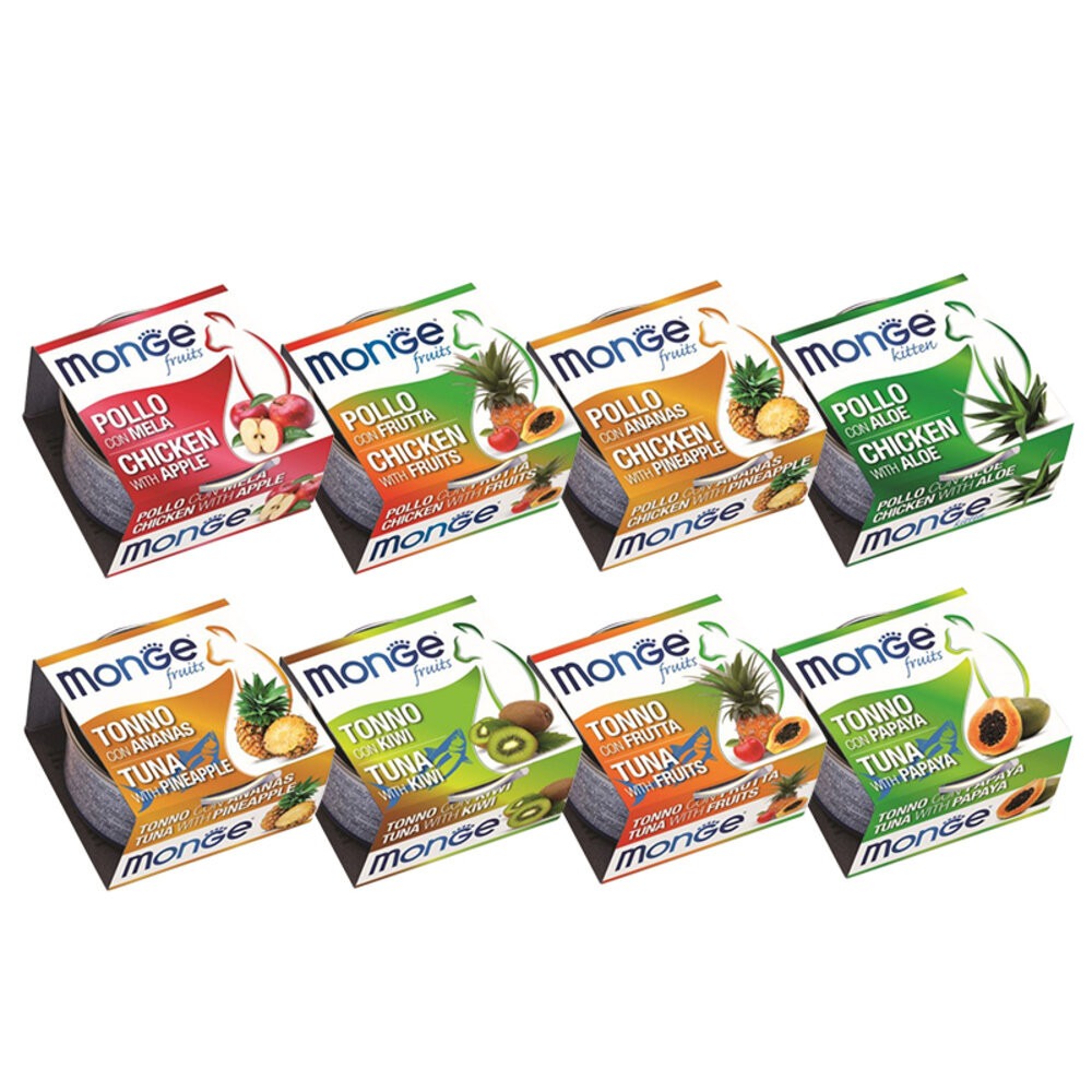 【旺生活】Monge 瑪恩吉 優鮮蔬果養生湯罐 80G 24入/箱 義大利 貓罐 貓餐罐 貓湯罐 補水-規格圖9