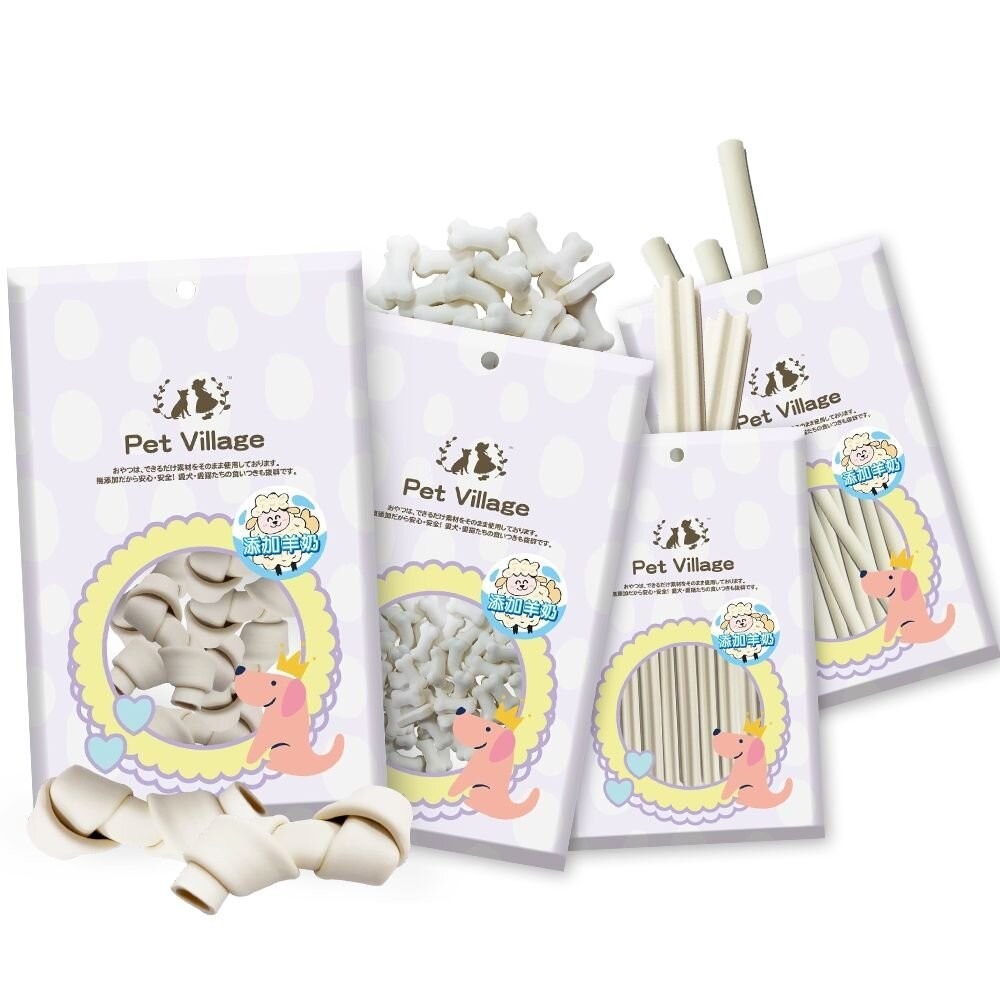 【旺生活】Pet Village 羊奶犬用潔牙系列 狗潔牙骨 寵物潔牙骨 狗潔牙 狗零食 犬零食-細節圖2
