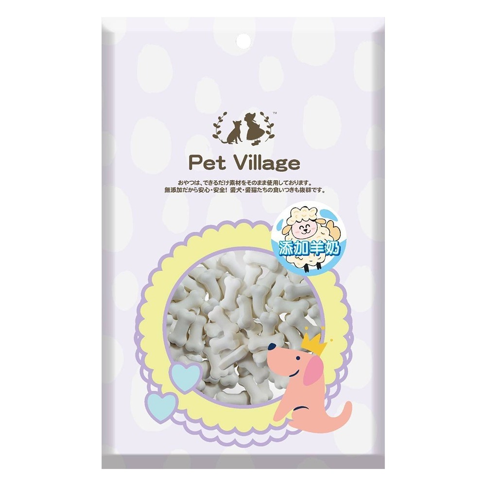 【旺生活】Pet Village 羊奶犬用潔牙系列 狗潔牙骨 寵物潔牙骨 狗潔牙 狗零食 犬零食-規格圖7
