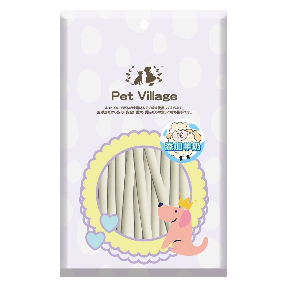 【旺生活】Pet Village 羊奶犬用潔牙系列 狗潔牙骨 寵物潔牙骨 狗潔牙 狗零食 犬零食-規格圖7